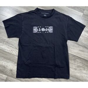 40s & Shorties Bandana Box Logo T-Shirt Men's Medium Black‎